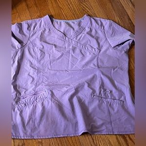 Scrub star Heather, lavender scrubs